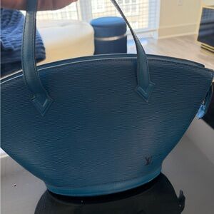 Louis Vuitton Teal Tote Bag